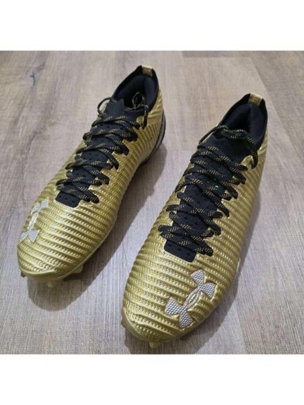 Under Armour Blur Pro GLDN CHLD Football Cleats Gold 3028218-777 Men 8.5